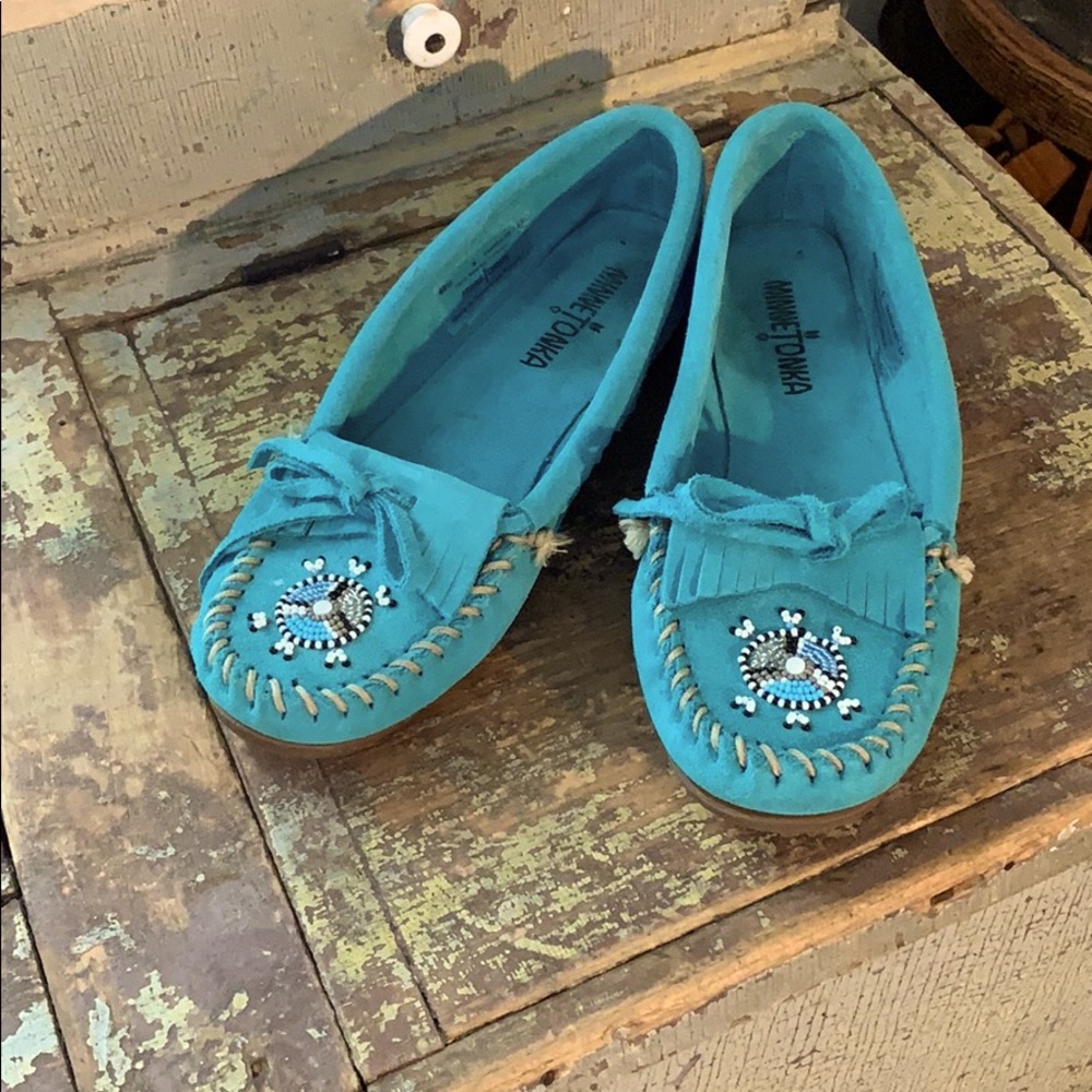 Minnetonka suede mocs